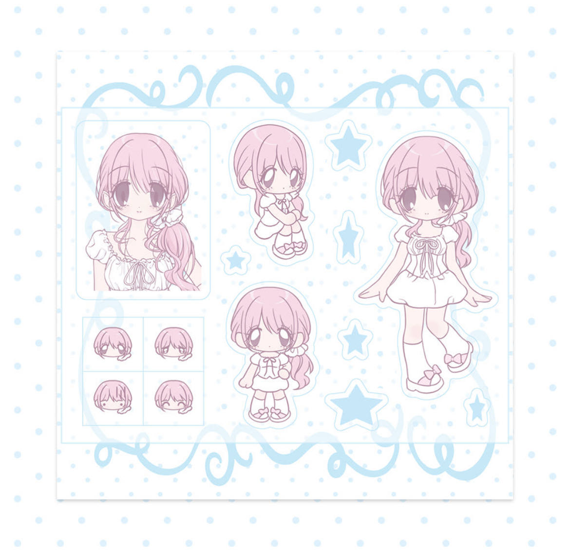 Pumpum Lonely Girl Meta Summer Clear Sticker