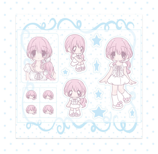 Pumpum Lonely Girl Meta Summer Clear Sticker
