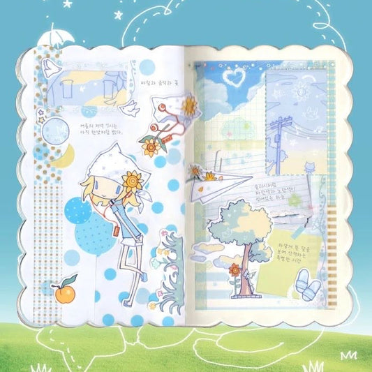 [Jal Ja] Wind, Music, Flower Sticker