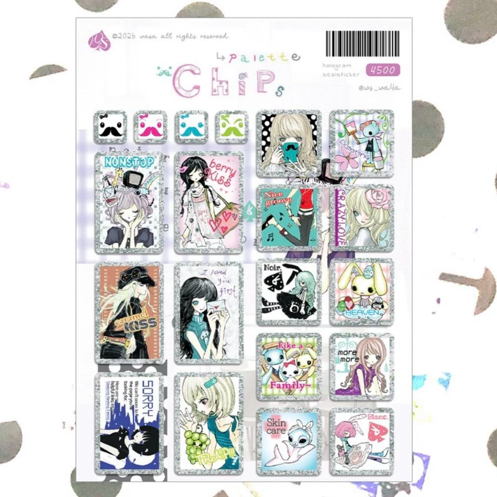 [Wasa] Palatte Chips Sticker