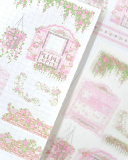Pearly Button Cottage Garden Objects Sticker