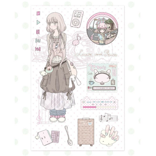[Zetzet] Love And Peace Sticker
