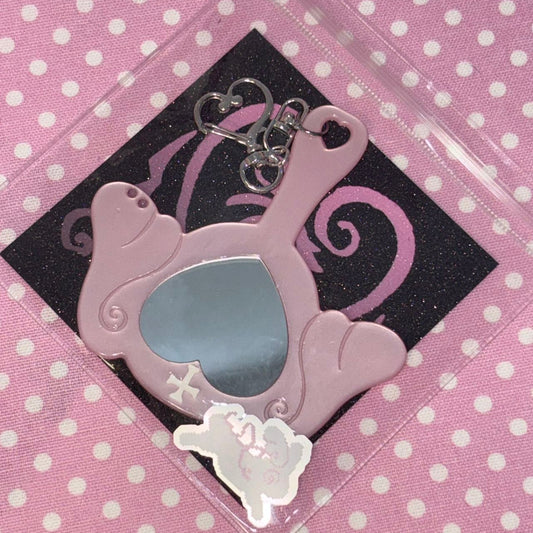 [Ribbon Honey] Mini Mirror Keychain