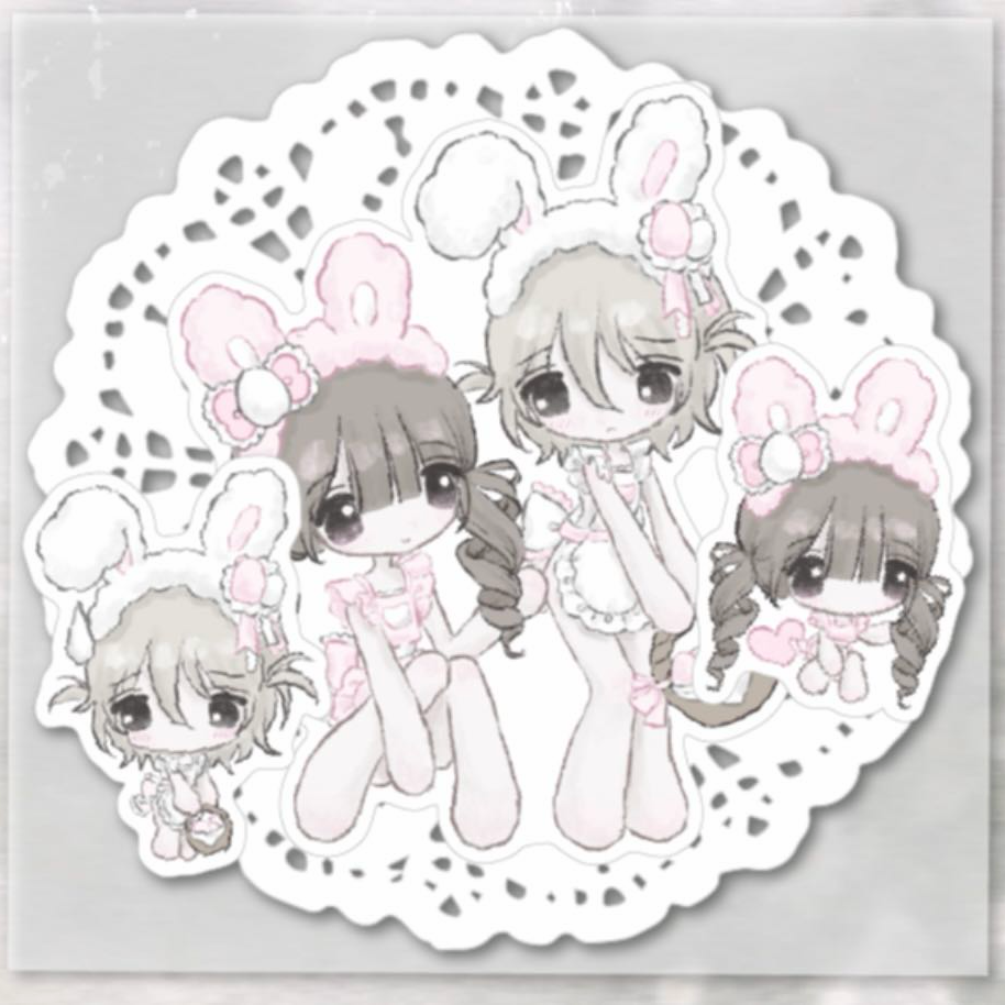 [Miryoco] Easter Rabbit Sticker