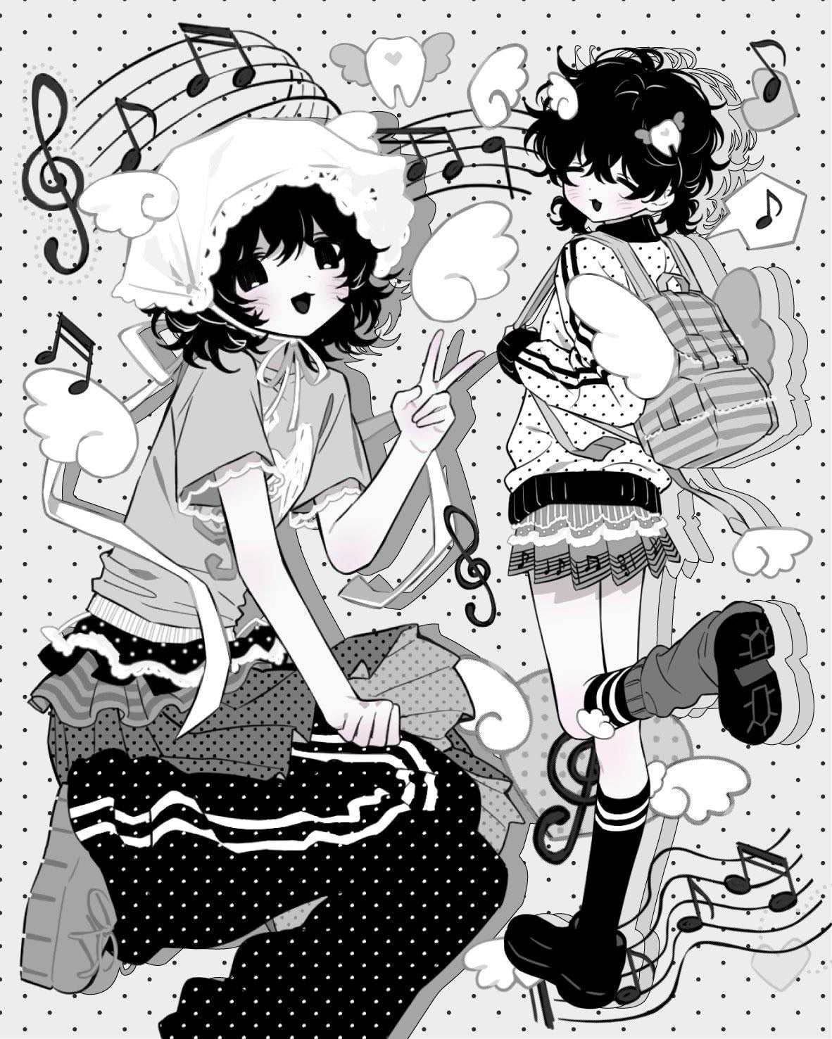 [Qzzling] Music Girl Sticker