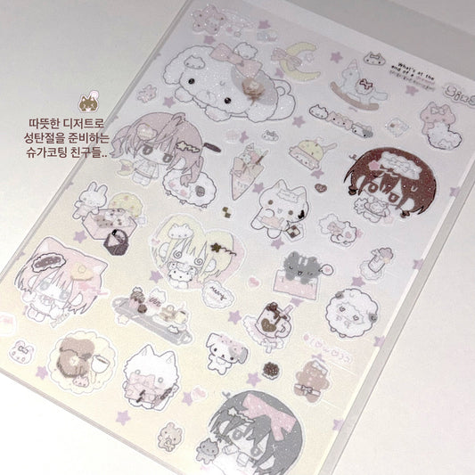 Six9w Christmas Cookie Sticker