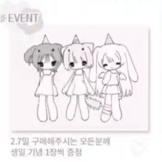 [Lovu Hime] Birthday Mini Sticker