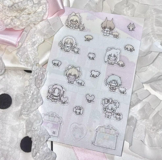 Dguek Puppy Walk Sticker