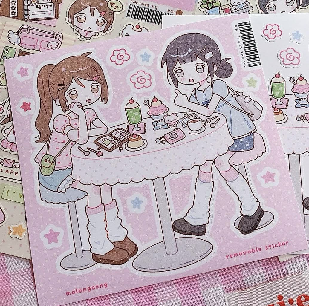 Malangcong Cafe Date Sticker