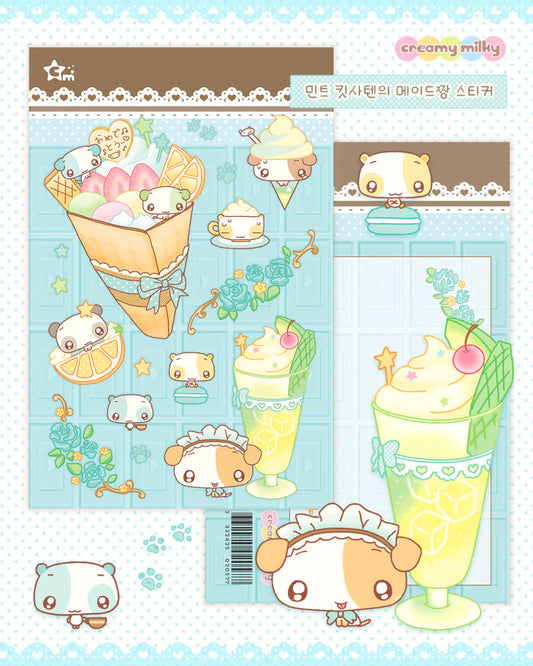 [Creamy Milky] Crepes Maid Sticker