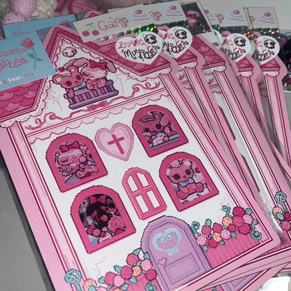 [Ribbon Honey] Dream House Sticker & Fold Page