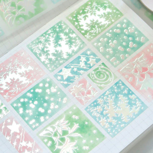 [Pearly Button] Face of Light Kiss Cut Tape