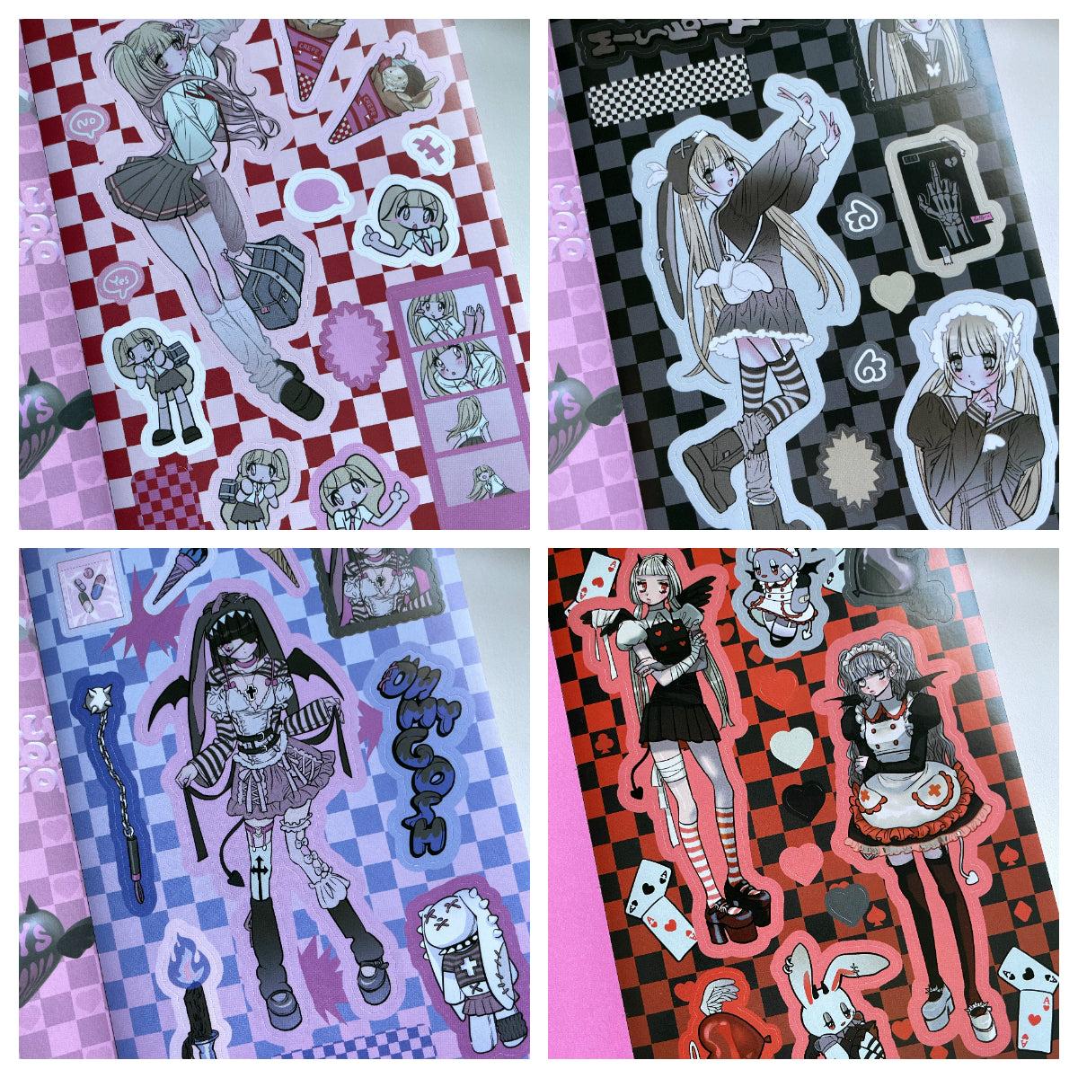 Domi World Sticker Book V1 Sticker Sheet