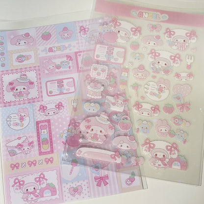 Strawberry Cake Melody Sticker
