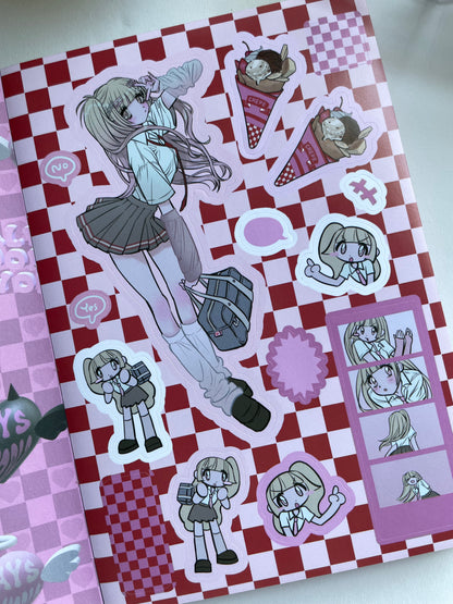 Domi World Sticker Book V1 Sticker Sheet