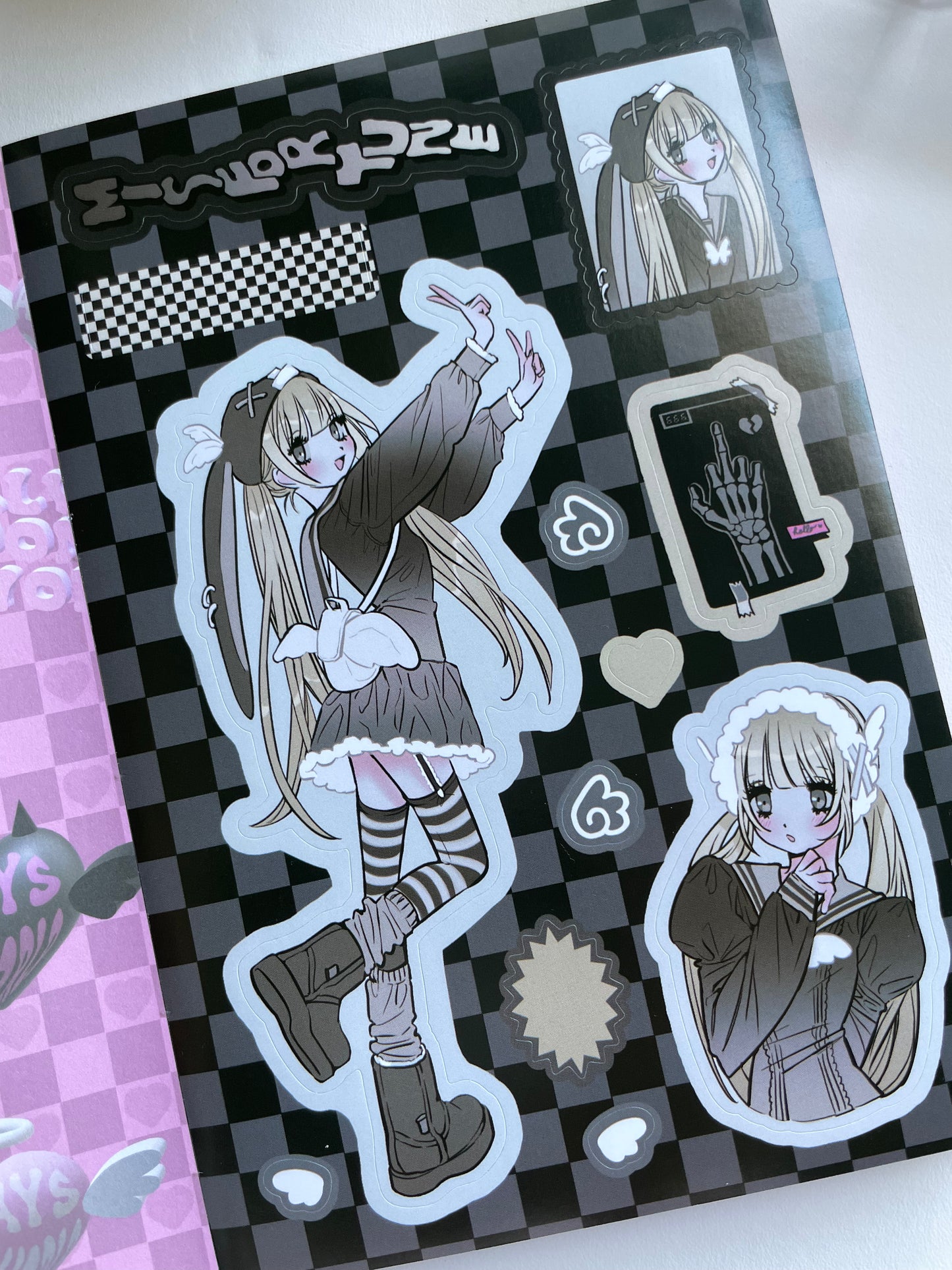 Domi World Sticker Book V1 Sticker Sheet