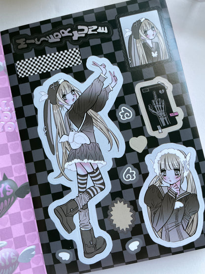 Domi World Sticker Book V1 Sticker Sheet