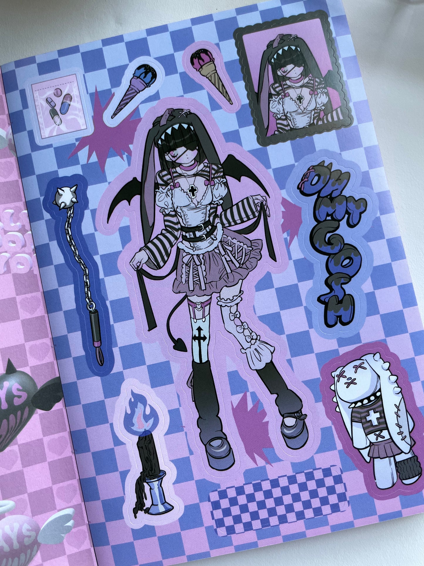 Domi World Sticker Book V1 Sticker Sheet