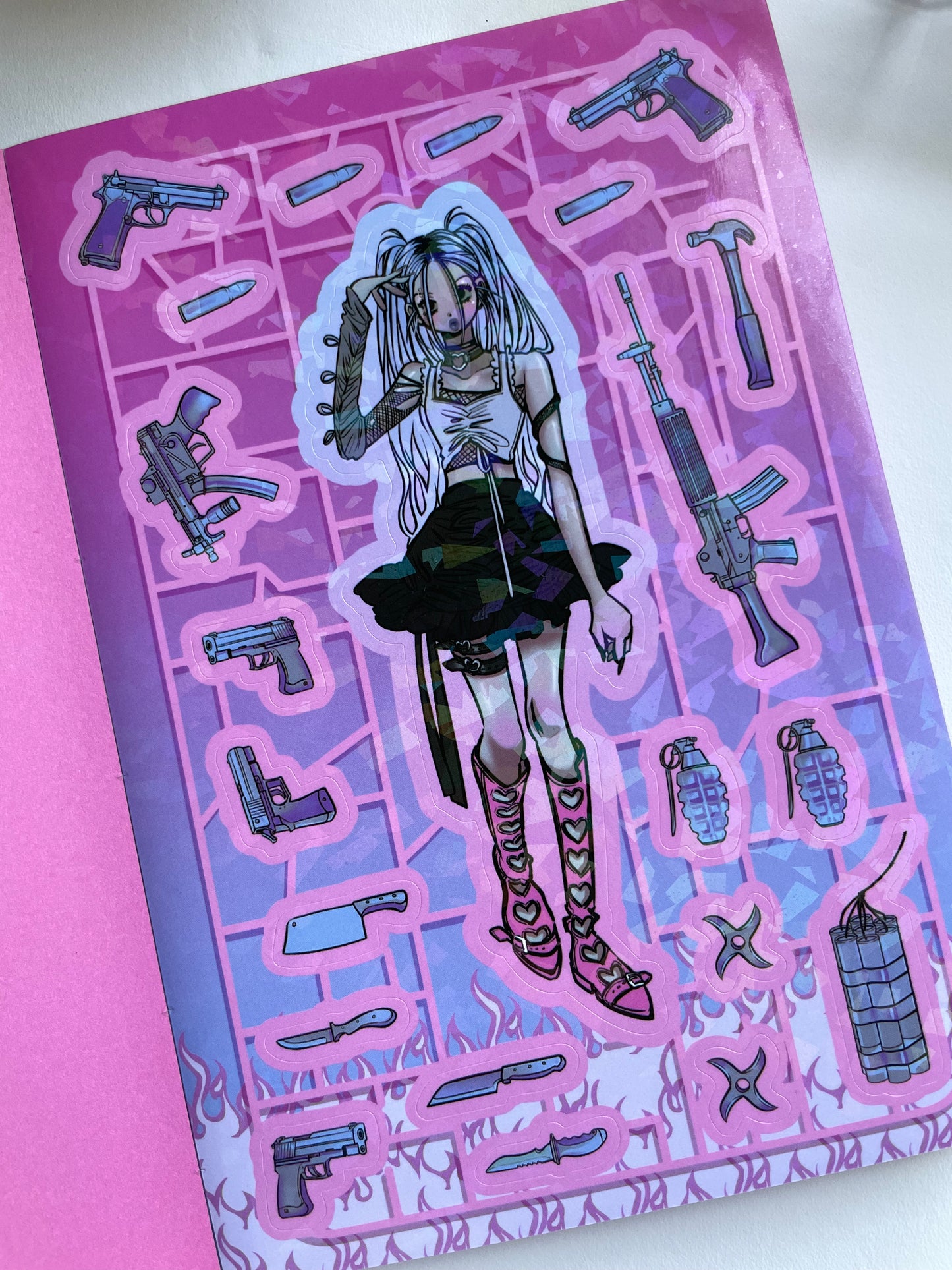 Domi World Sticker Book V1 Sticker Sheet