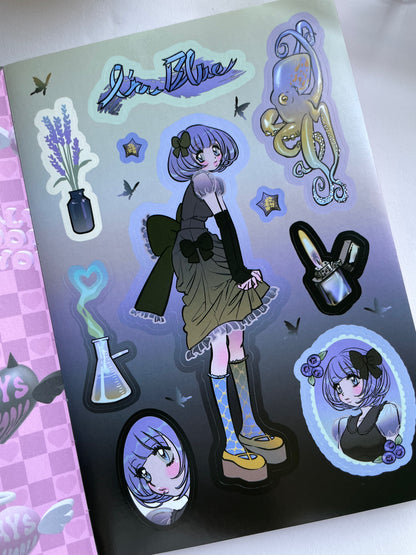 Domi World Sticker Book V1 Sticker Sheet