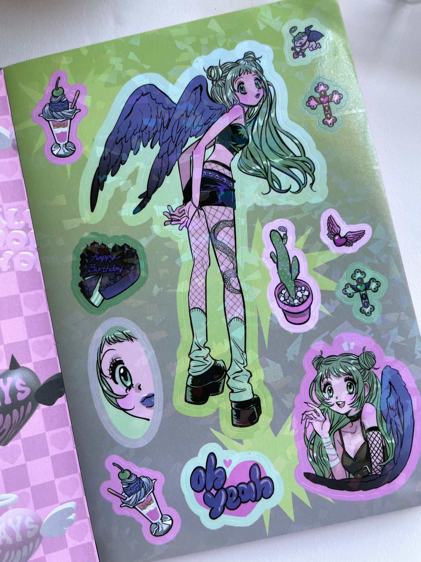 Domi World Sticker Book V1 Sticker Sheet