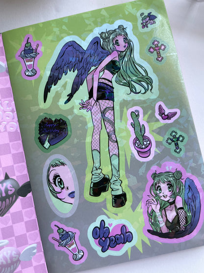 Domi World Sticker Book V1 Sticker Sheet