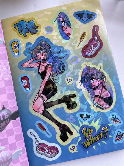 Domi World Sticker Book V1 Sticker Sheet