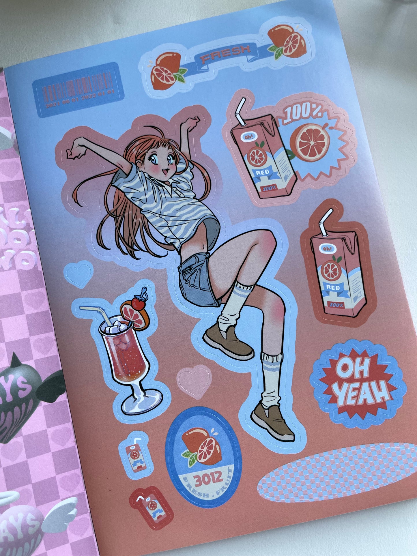 Domi World Sticker Book V1 Sticker Sheet