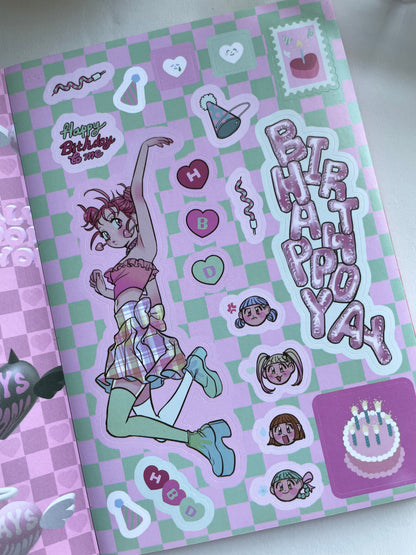 Domi World Sticker Book V1 Sticker Sheet