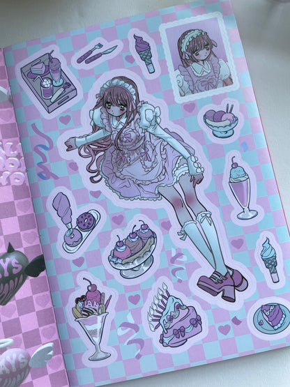 Domi World Sticker Book V1 Sticker Sheet