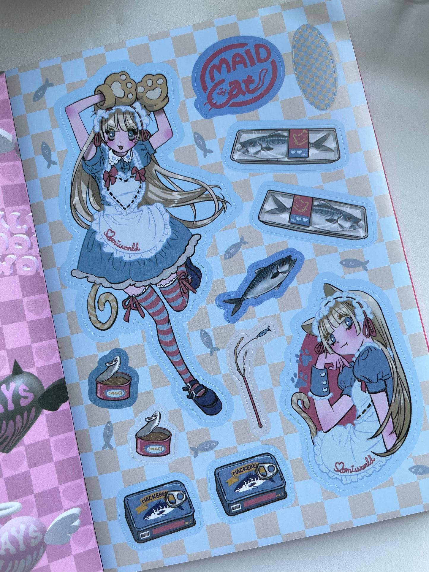 Domi World Sticker Book V1 Sticker Sheet