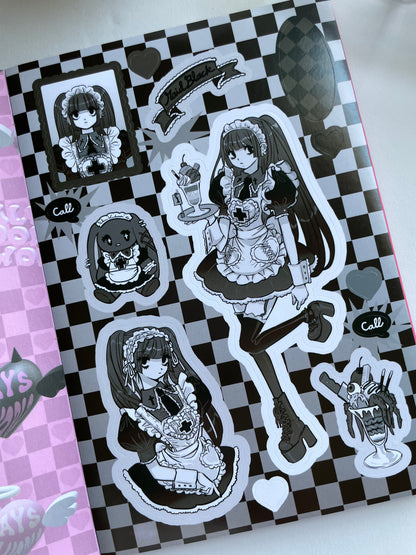 Domi World Sticker Book V1 Sticker Sheet