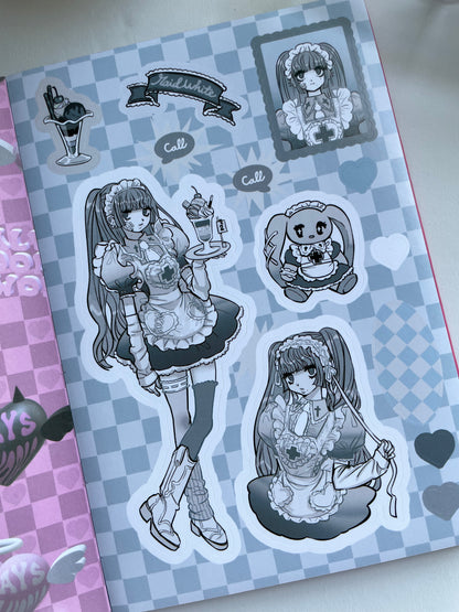Domi World Sticker Book V1 Sticker Sheet