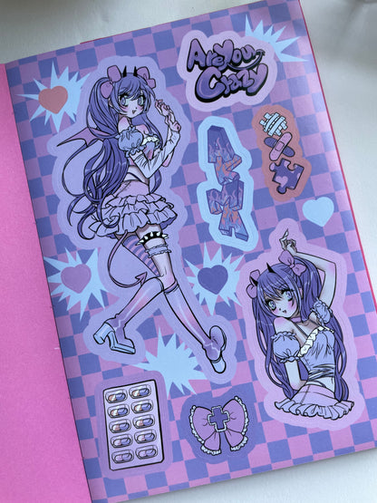 Domi World Sticker Book V1 Sticker Sheet