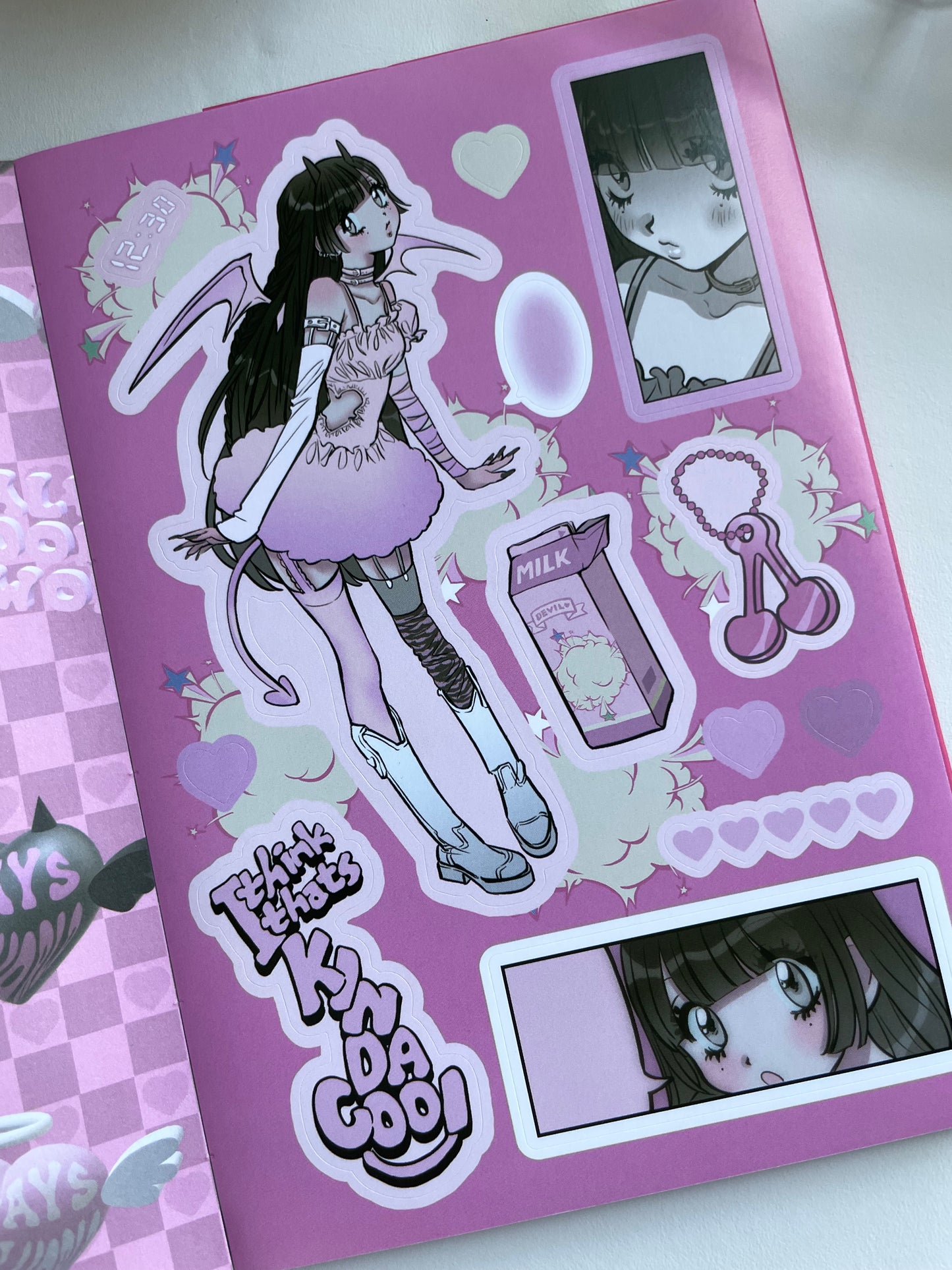 Domi World Sticker Book V1 Sticker Sheet