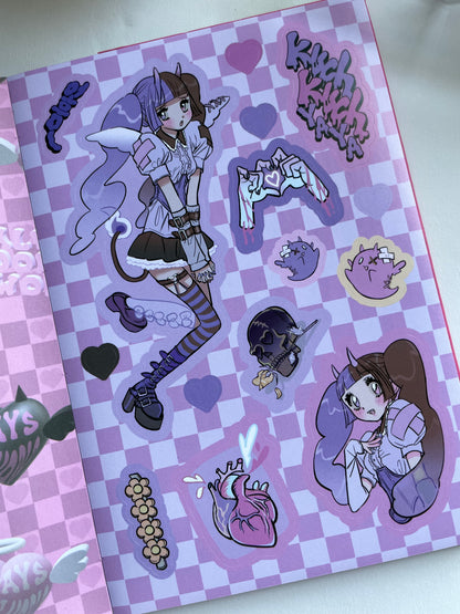 Domi World Sticker Book V1 Sticker Sheet