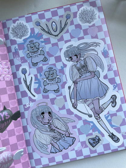 Domi World Sticker Book V1 Sticker Sheet