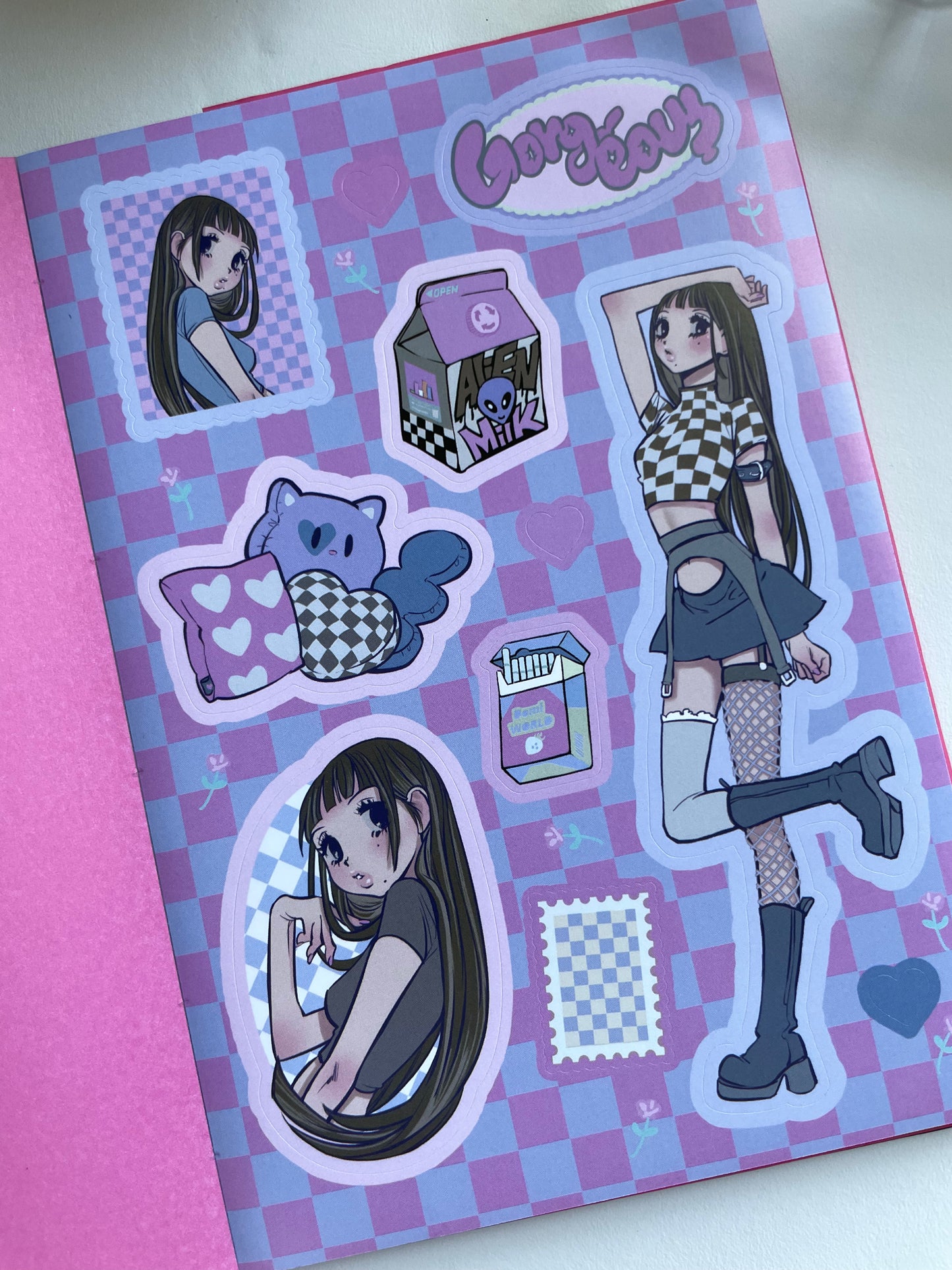 Domi World Sticker Book V1 Sticker Sheet