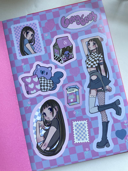 Domi World Sticker Book V1 Sticker Sheet