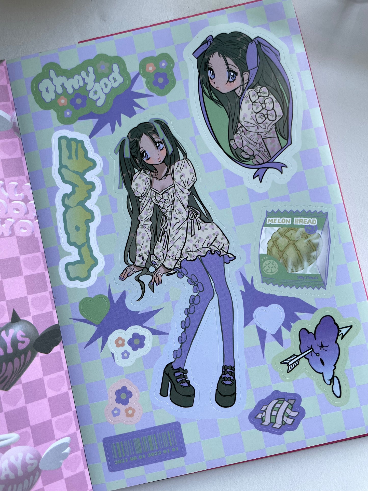 Domi World Sticker Book V1 Sticker Sheet