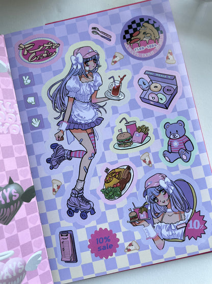 Domi World Sticker Book V1 Sticker Sheet