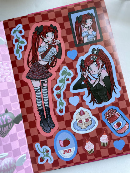 Domi World Sticker Book V1 Sticker Sheet