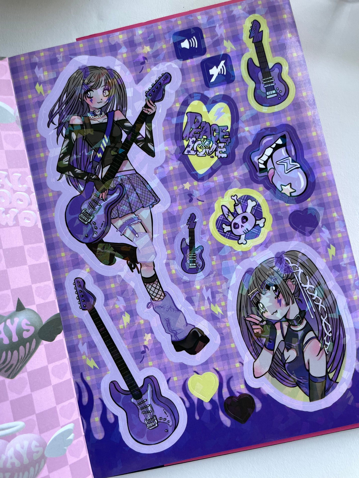 Domi World Sticker Book V1 Sticker Sheet