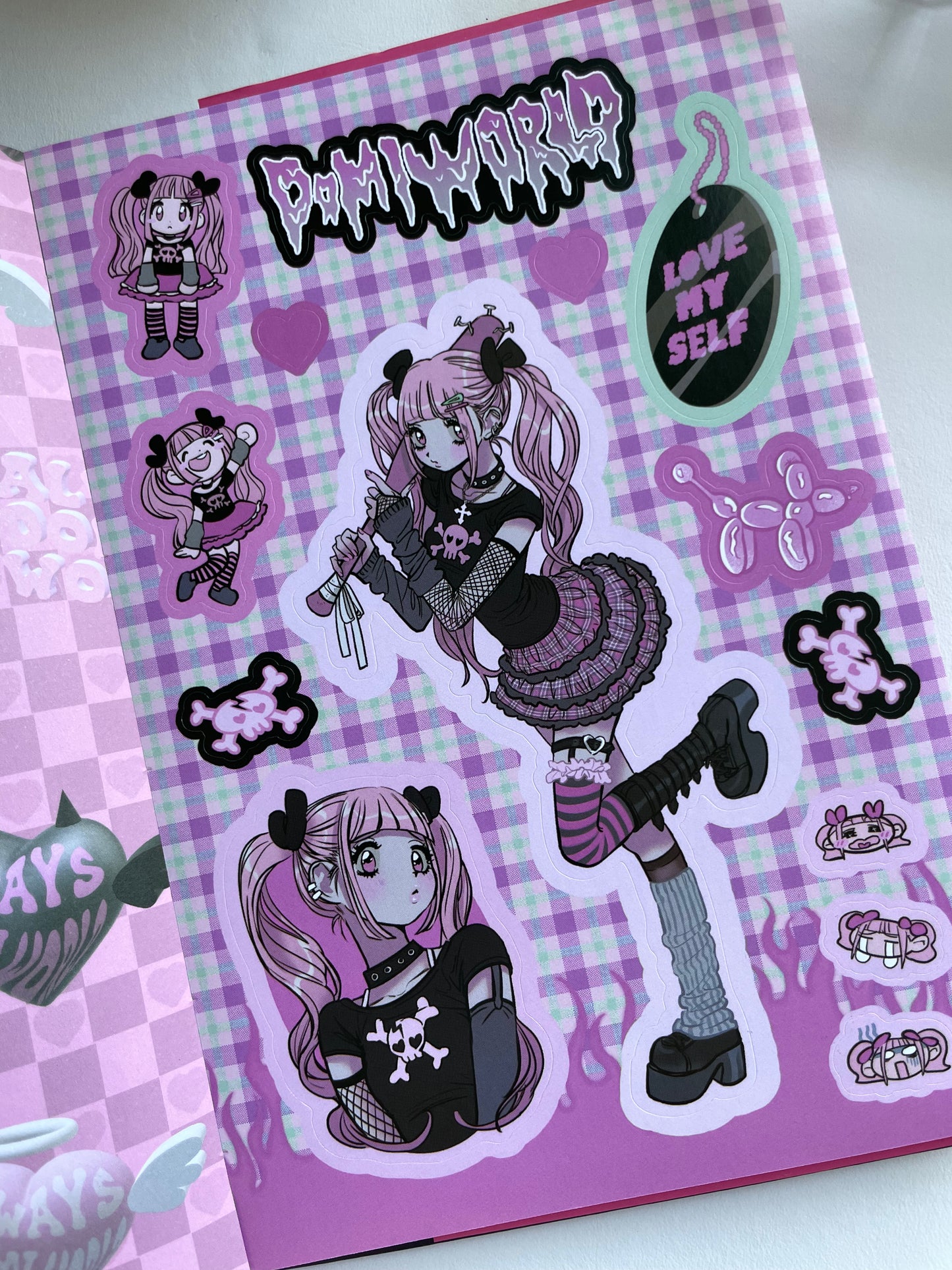 Domi World Sticker Book V1 Sticker Sheet