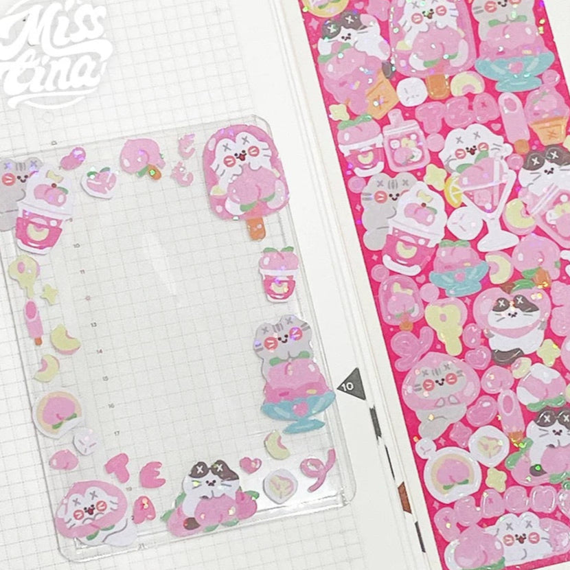 Misstina Peach Candy Sticker