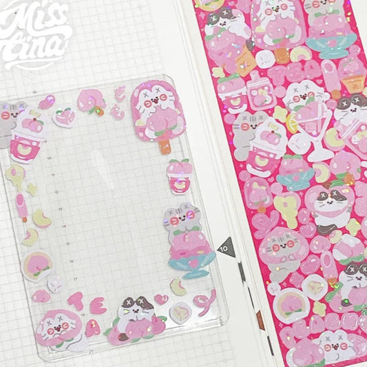 Misstina Peach Candy Sticker