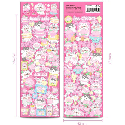 Misstina Peach Candy Sticker