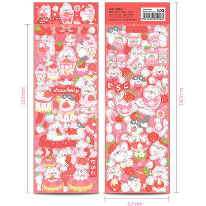 Misstina Strawberry Kitty Sticker