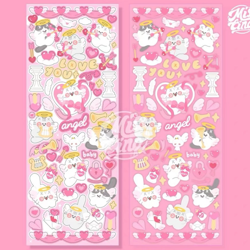 Misstina Kitty Angel Sticker