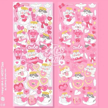 Misstina Kitty Angel Sticker